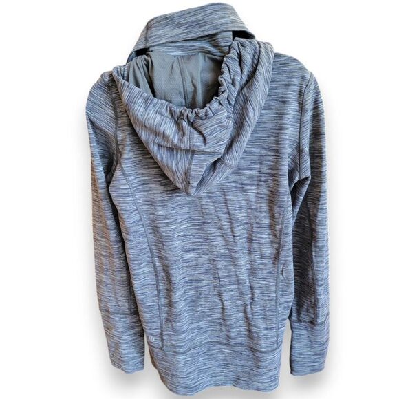 Lululemon Women's Stride Jacket Hoodie Wren Space Dye Zipper High Collar | Sz 10 - Picture 5 of 16